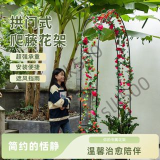 【SK精選】爬藤花架 菜園用攀爬架 蔬菜拱門 月季絲瓜黃瓜架 葡萄藤蔓搭架 園林裝飾 臺灣出貨