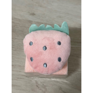 水果 草莓 🍓可愛 卡通造型珊瑚絨擦手巾/創意家居/浴室廚房可掛式毛巾小方巾 易乾不傷手