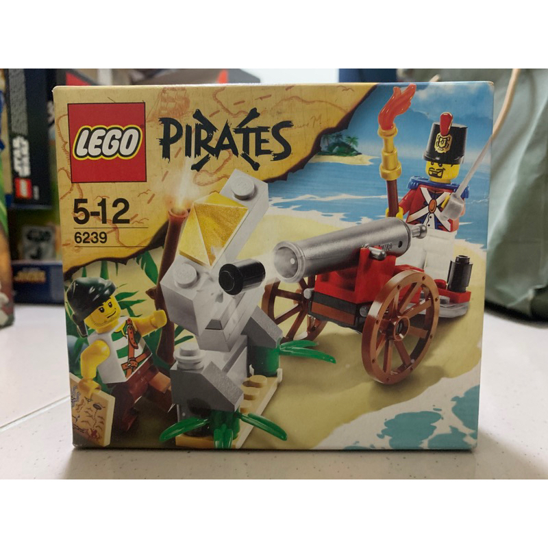 LEGO 樂高 6239 全新未拆 pirates官兵大砲 海盜 絕版 補充包