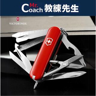 【教練先生】VICTORINOX瑞士維氏 瑞士刀 18用 Mini Champ 露營 小刀 多功能工具 0.6385