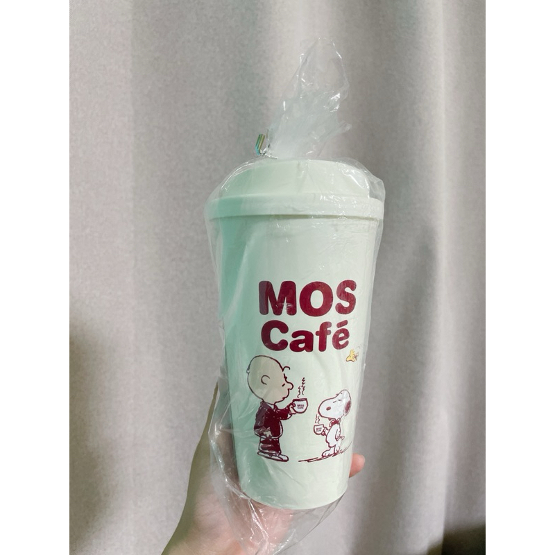 摩斯漢堡MOS BUGER聯名 | 史努比咖啡杯 咖啡環保杯 570ml -10度到90度 SNOOPY聯名系列