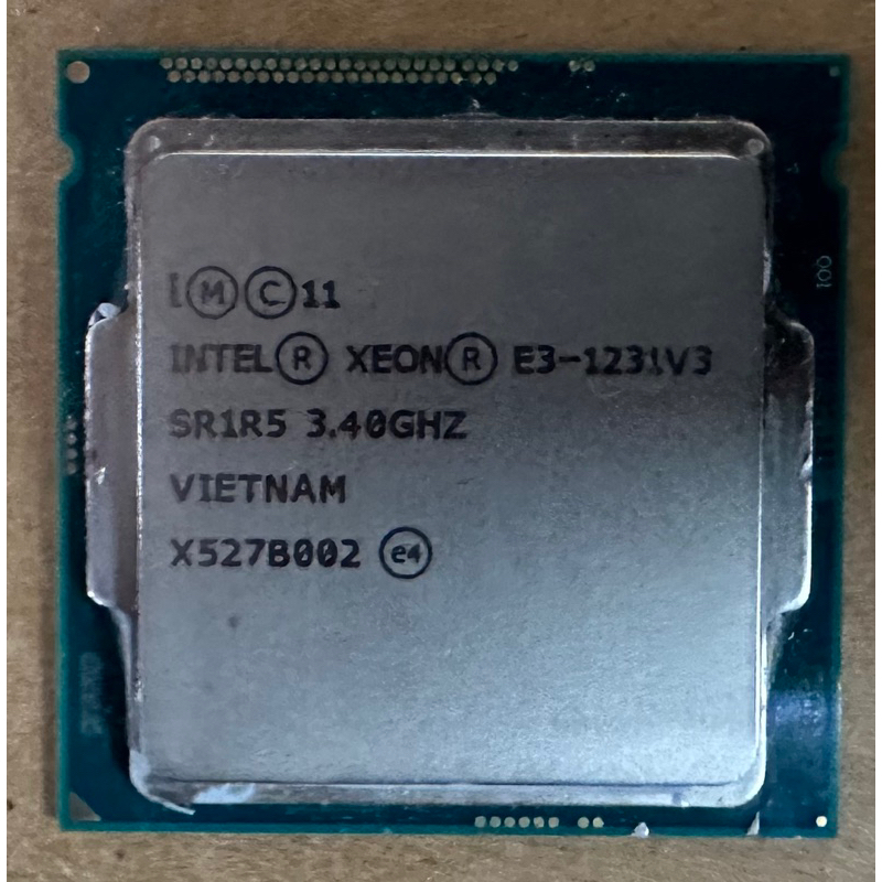 中古 二手 CPU INTLE E3-1231V3 功能正常 可以開機