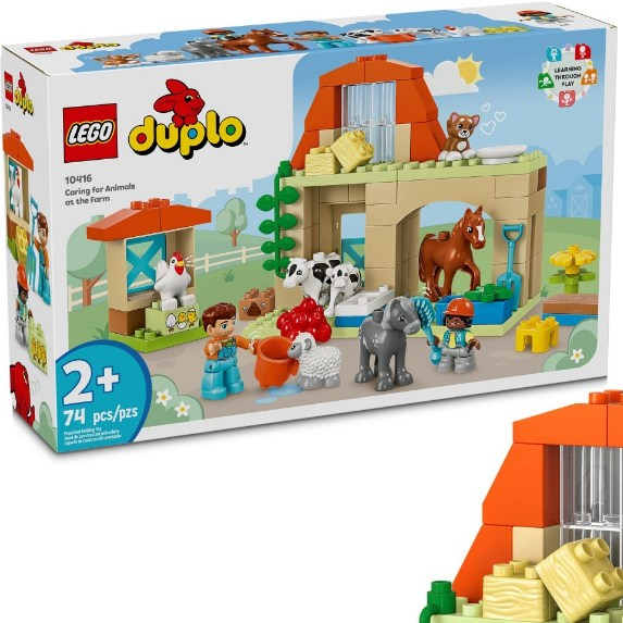 [大王機器人] 樂高 LEGO 10416 DUPLO 照顧農場動物 幼兒得寶