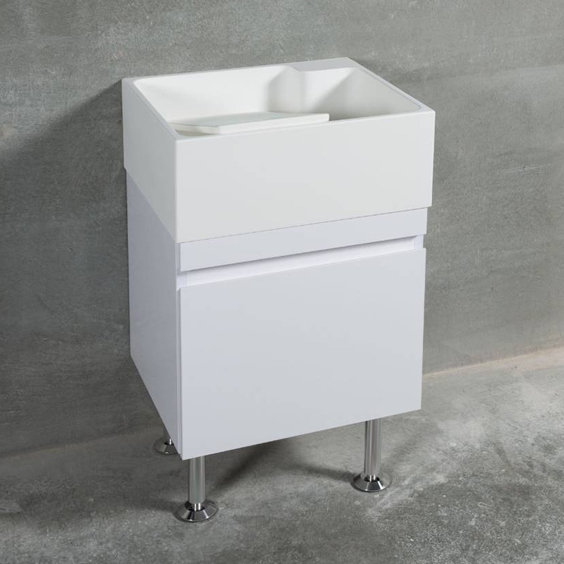 實心人造石洗衣槽附活動式洗衣板 50 x 44.5 x 20.5 cm
