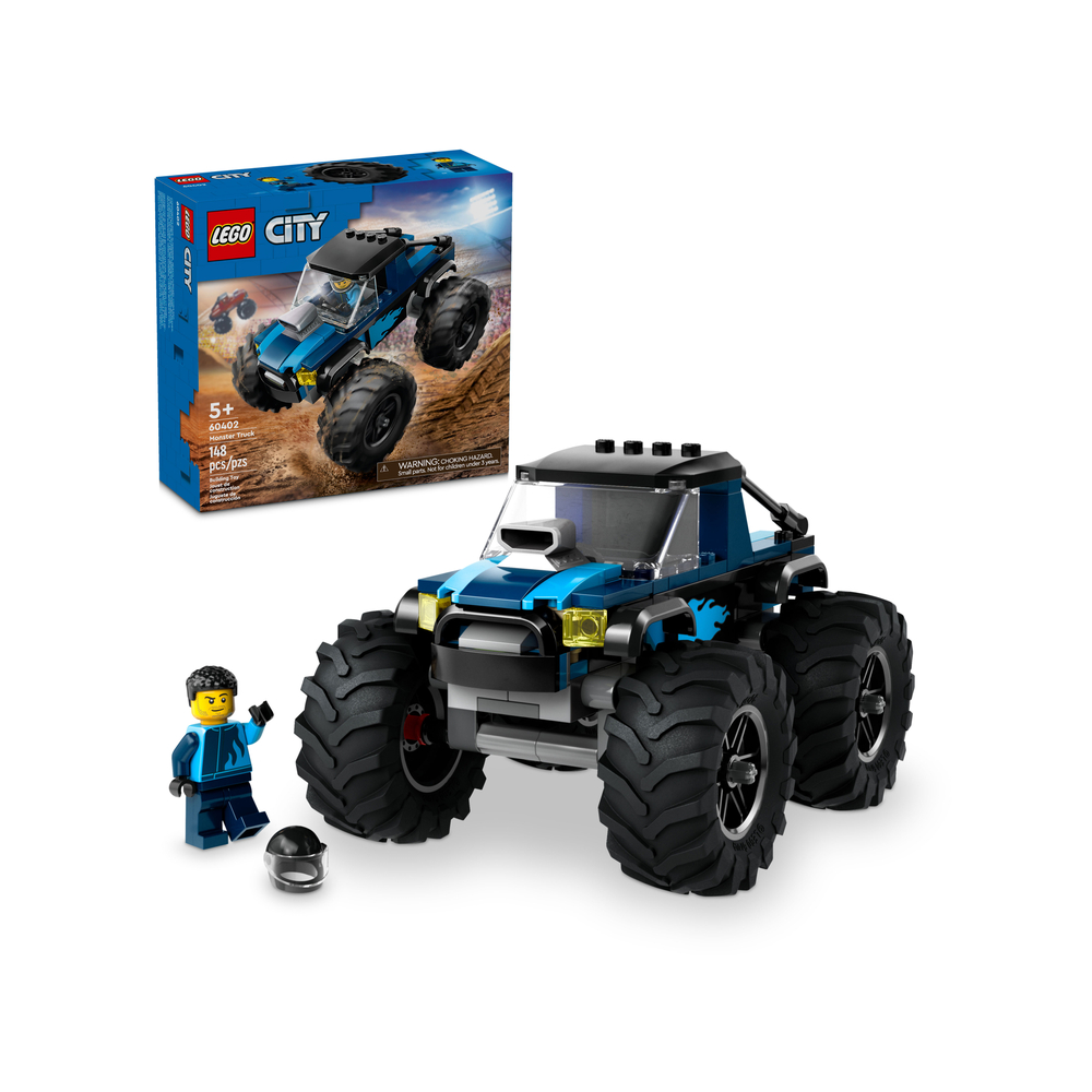 【積木樂園】 樂高 LEGO 60402 CITY系列 藍色怪獸卡車
