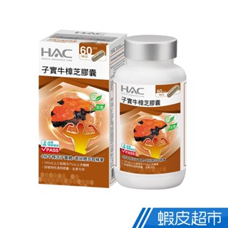 永信HAC 高濃縮子實牛樟芝膠囊 60粒/瓶 四倍濃縮 全素可食 促進新陳代謝 增強體力 現貨 廠商直送