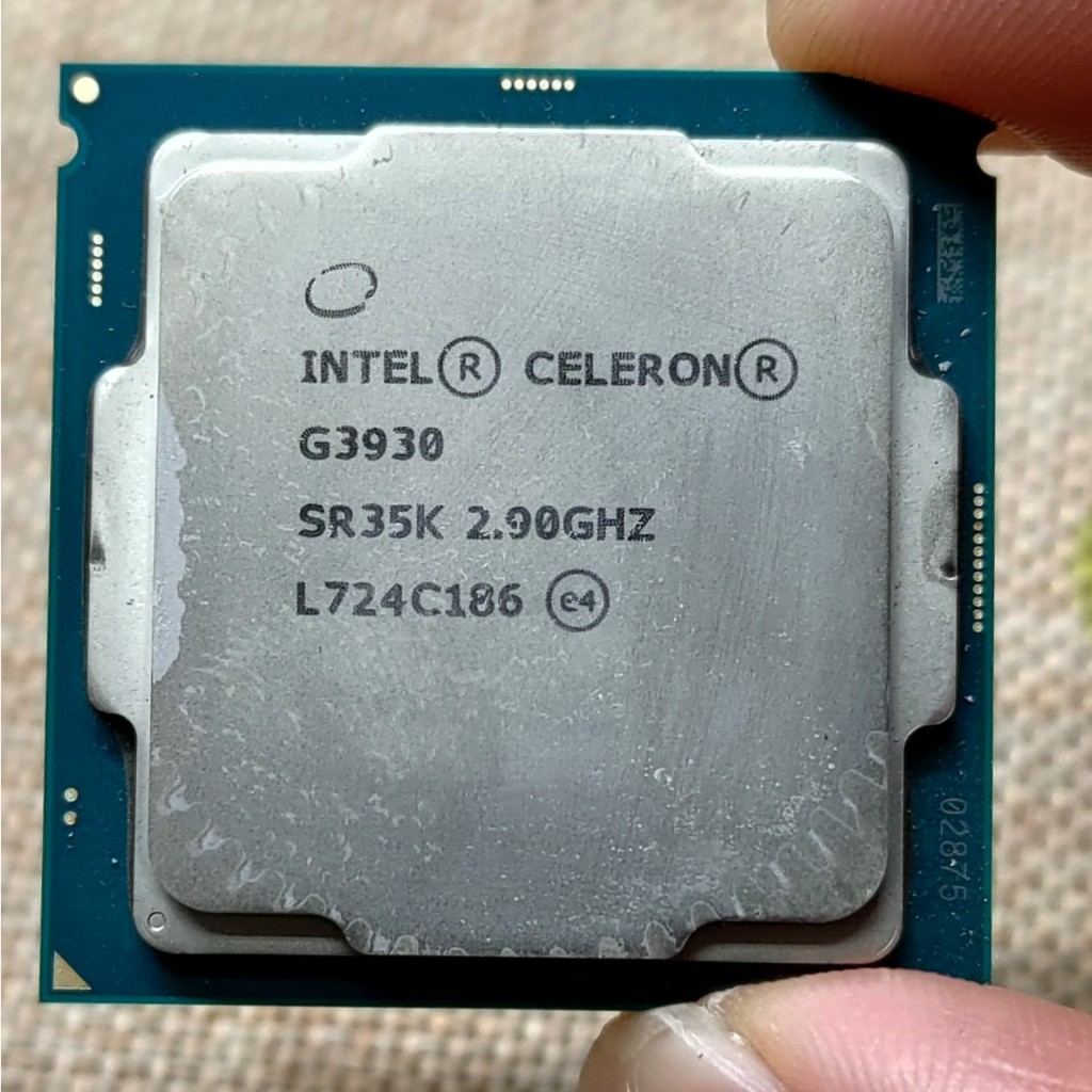 INTEL G3930 CPU 1151腳位 Celeron 2.9G 2M 二手良品 INTEL第七代 功能正常