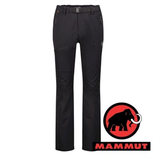 【MAMMUT 長毛象】Yadkin2.0男防潑水保暖軟殼長褲『黑』1021-01230