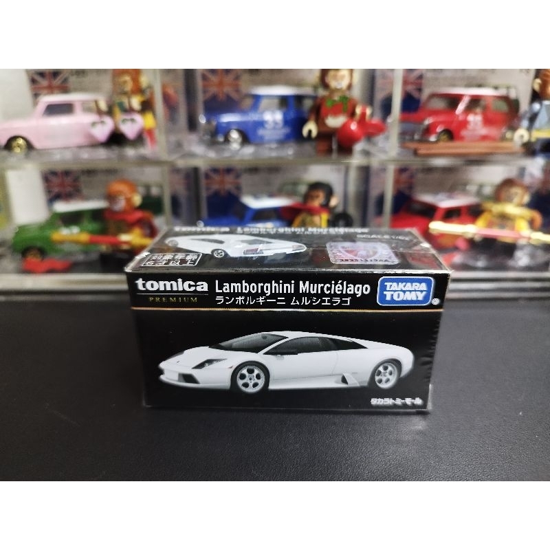 (含膠盒) TOMICA Premium 白金 Lamborghini Murcielago 藍寶堅尼 亞洲限定 白牛