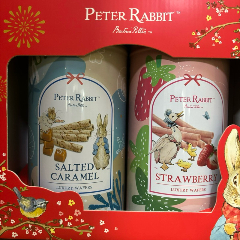 🧨過年禮盒🧨波特小姐彼得兔幸福雙享捲心酥禮盒