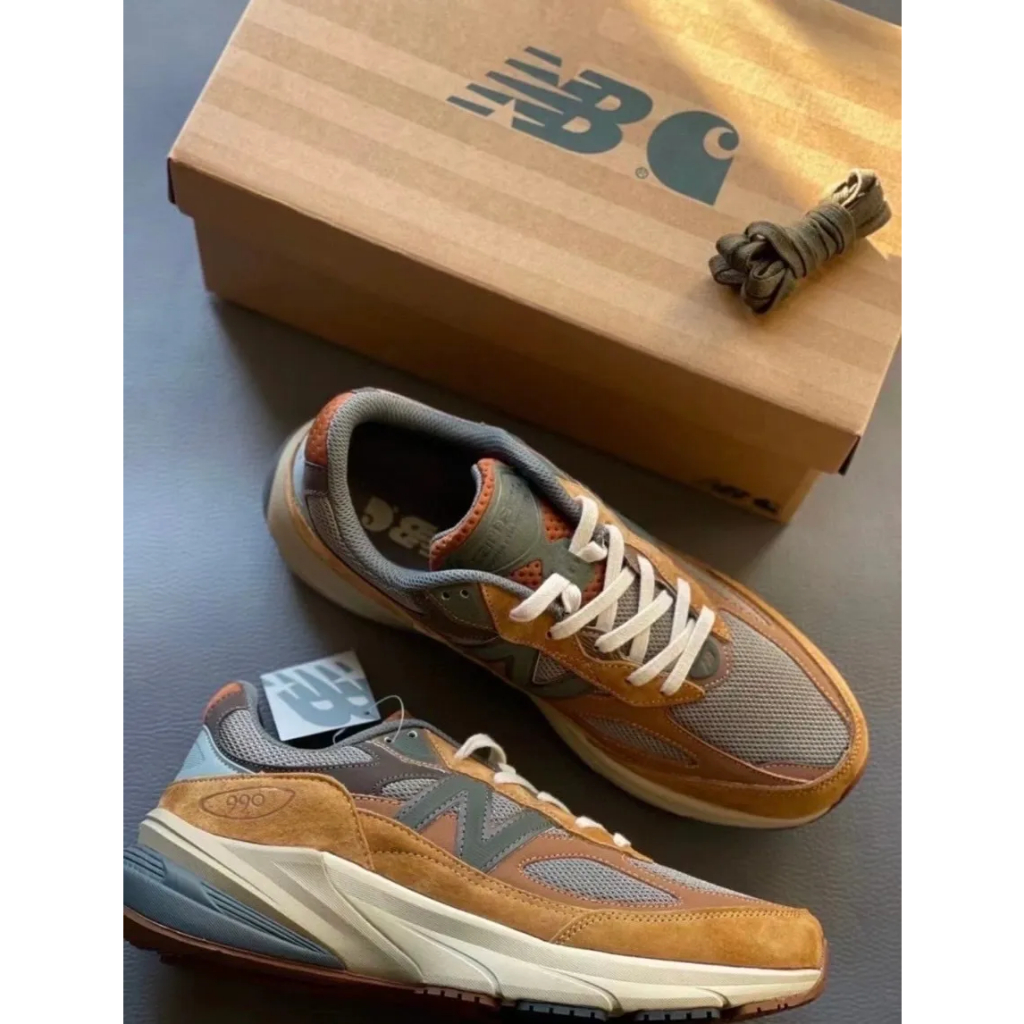 *米菲美國* NewBalance 990v6 x Carhartt WIP 柑橘落葉【M990CH6】