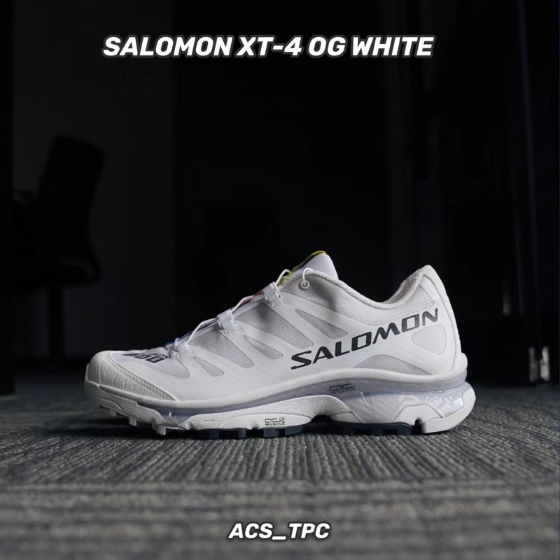 Salomon XT-4 OG  慢跑鞋 情侶鞋 越野跑鞋 戶外機能 工裝穿搭 山系 男鞋 女鞋 黑 白 透氣 氣墊