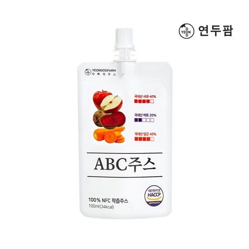 🔥多件優恵🔥 韓國 YEONDOO FARM 均衡ABC蔬果汁 (蘋果/紅蘿蔔/甜菜根) 100ML