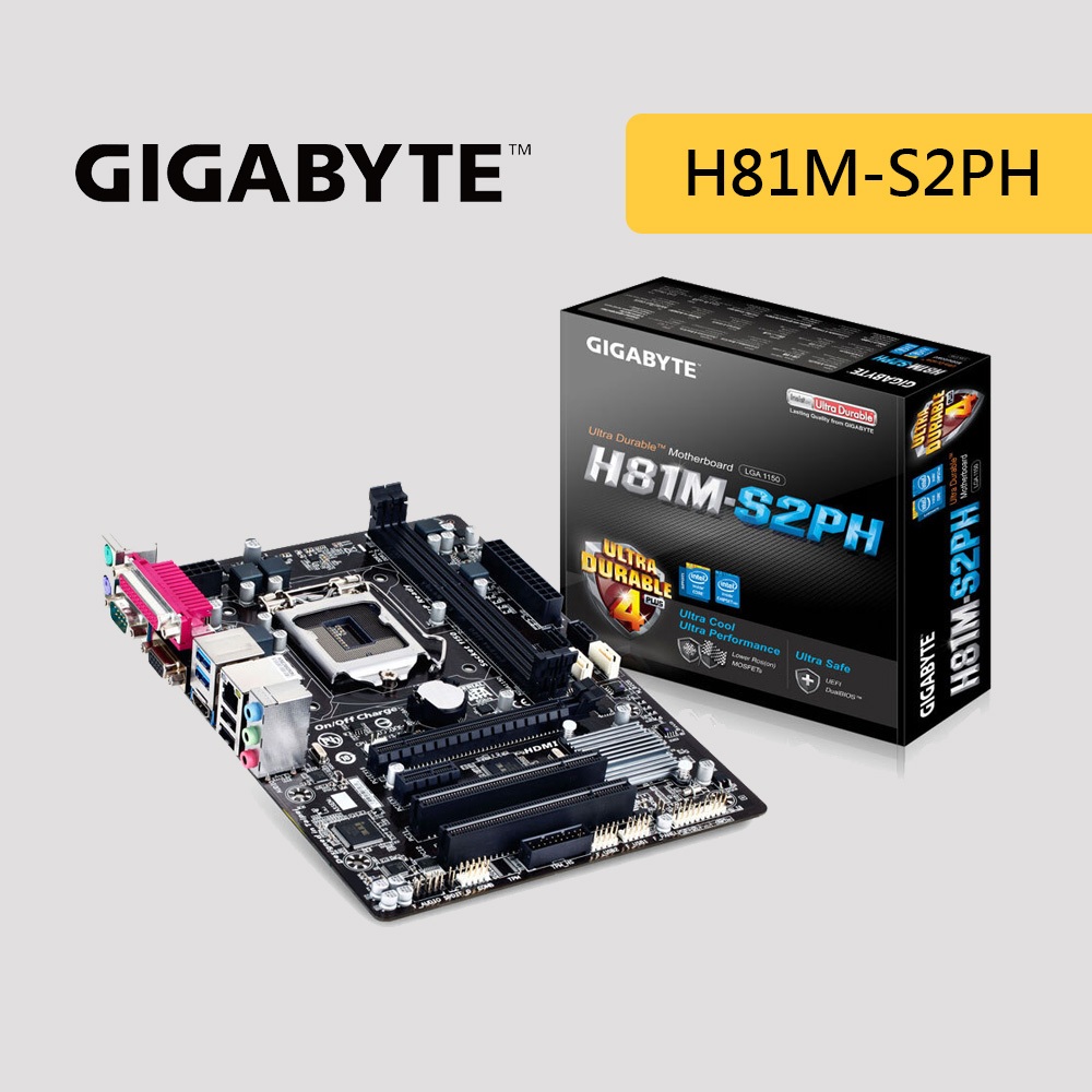 GIGABYTE 技嘉 H81M-S2PH 主機板 M-ATX 1150腳位 保固三年 主板