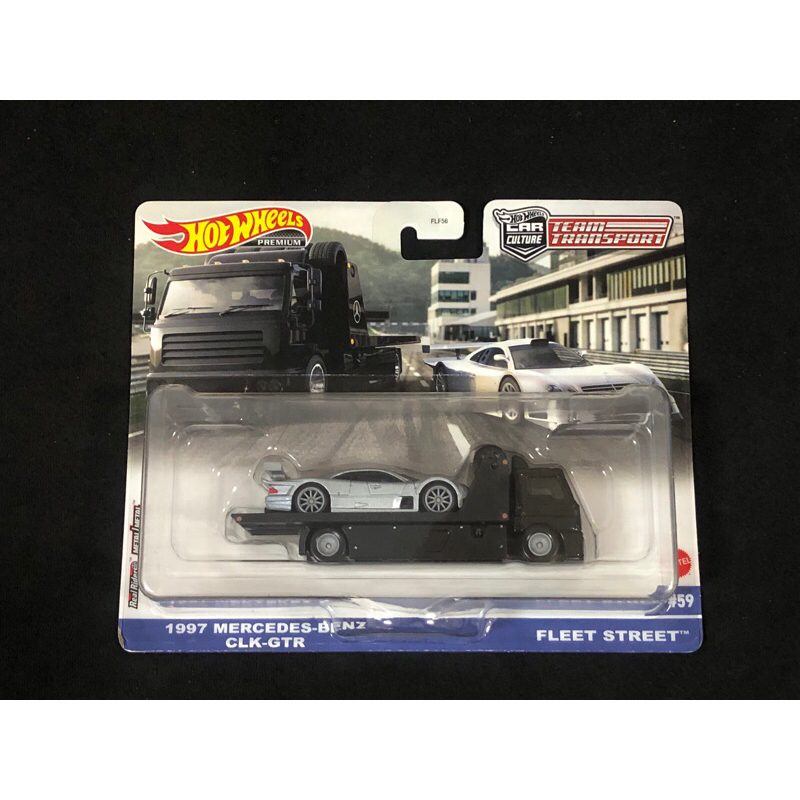 風火輪 hot wheels 汽車文化 運輸車 1997 賓士 mercedes benz clk gtr 精裝 膠胎