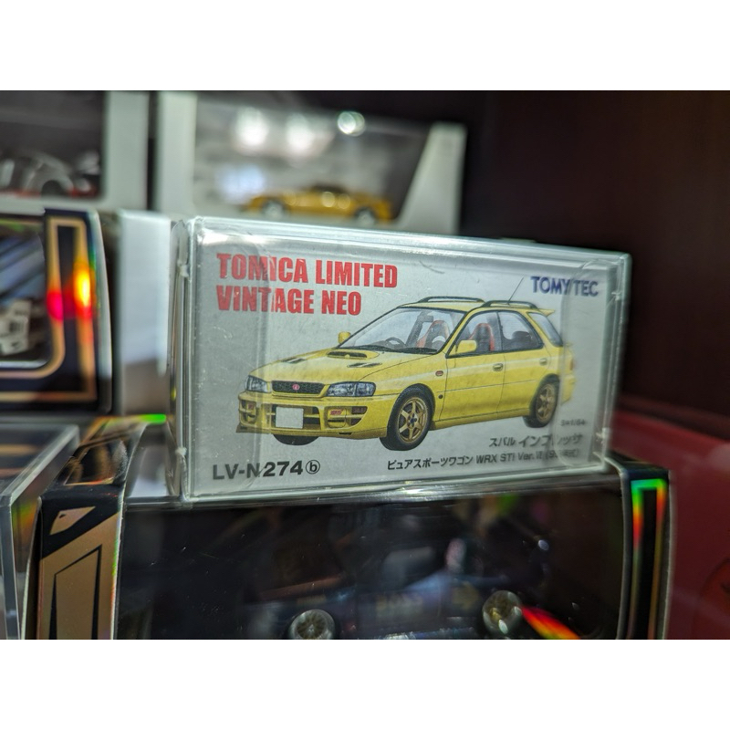 現貨 Tomytec LV-N274 黃1/64 Subaru Impreza wagon WRX STI