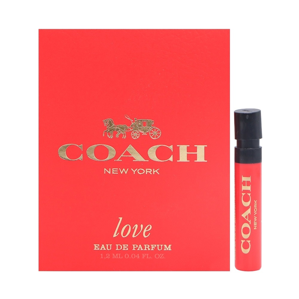 【香水專賣店】COACH 時尚戀紅女性淡香精針管(1.2ml)