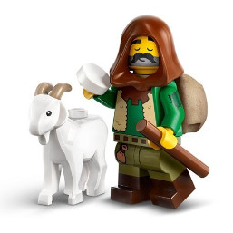 LEGO 樂高 71045 25代人偶包 5號 Goatherd 牧羊人 山羊 已拆盒確認角色