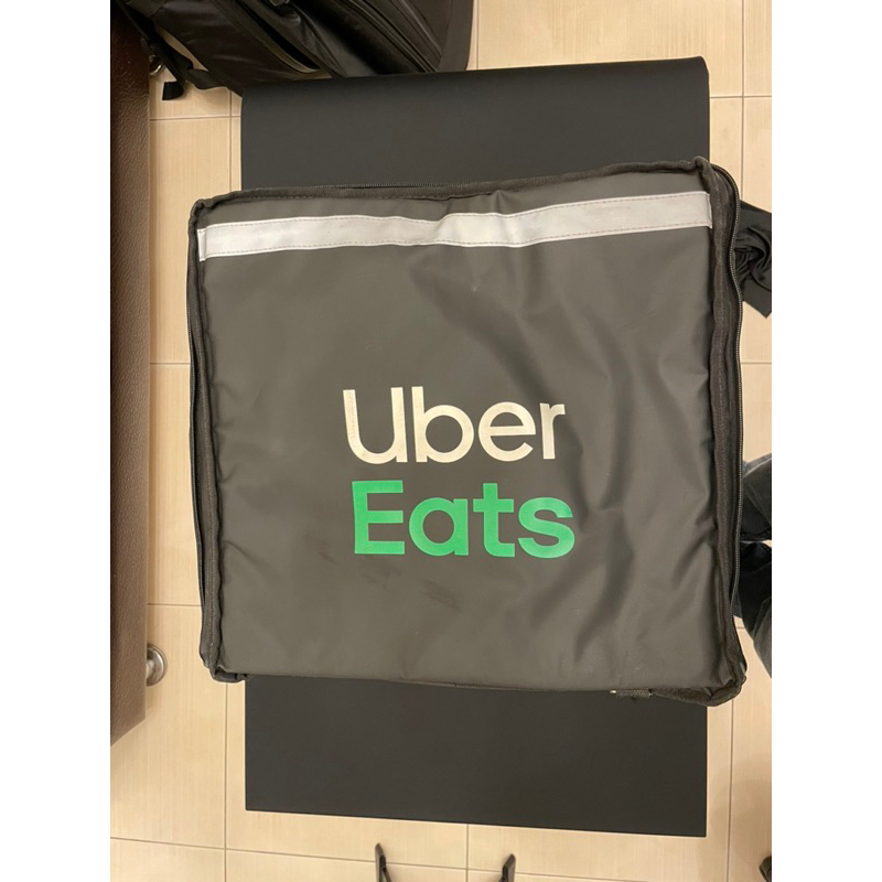 二手UberEats外送箱+43L保溫箱+飲料杯架（免運費）