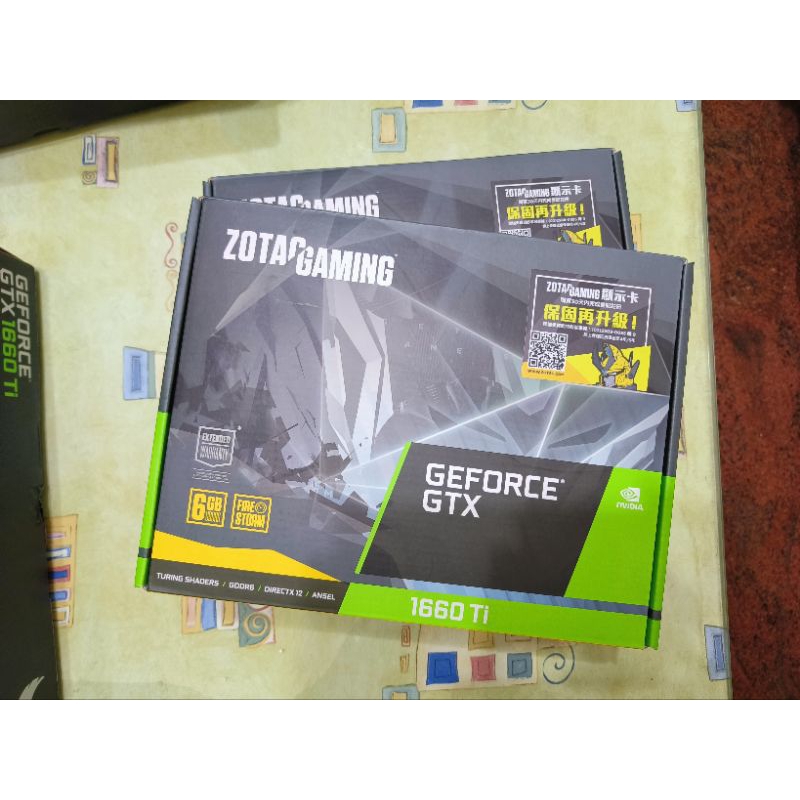 7-11 全家 免運!二手ZOTAC 索泰 GTX 1660Ti 顯卡，已註冊延長保固