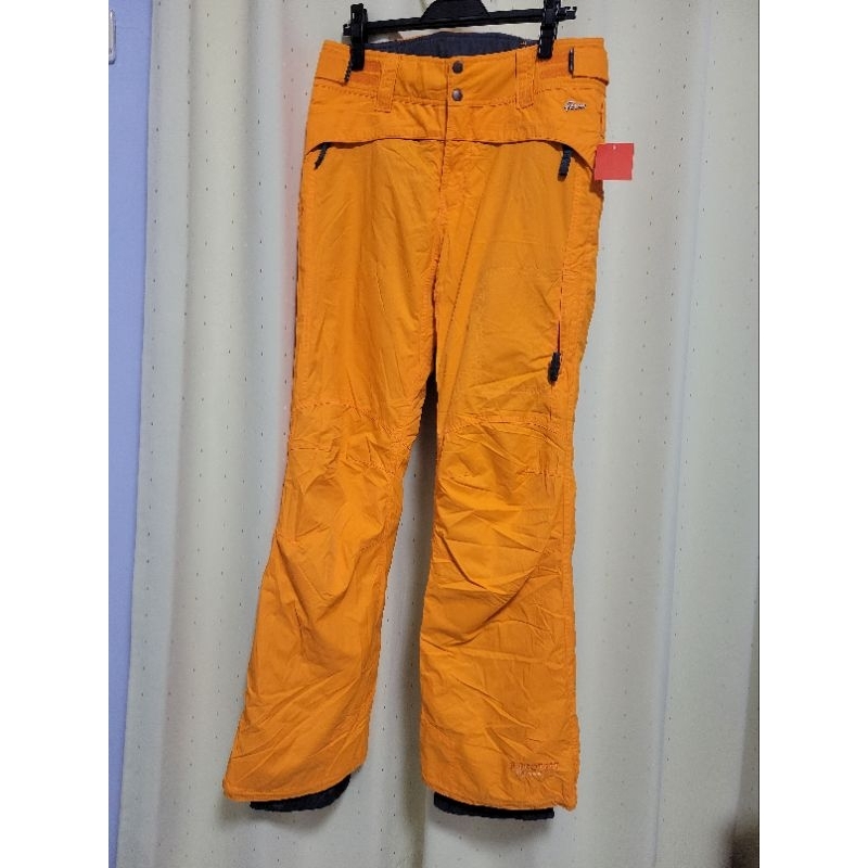 荷蘭Protest 保暖滑雪褲 女M38 橘色relaxed fit 合身版 防水 特價1799元