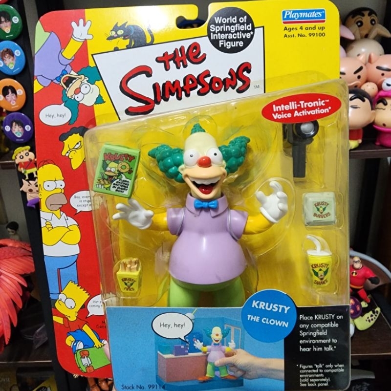 辛普森家庭 The Simpsons 絕版吊卡公仔 小丑 Clown 老物