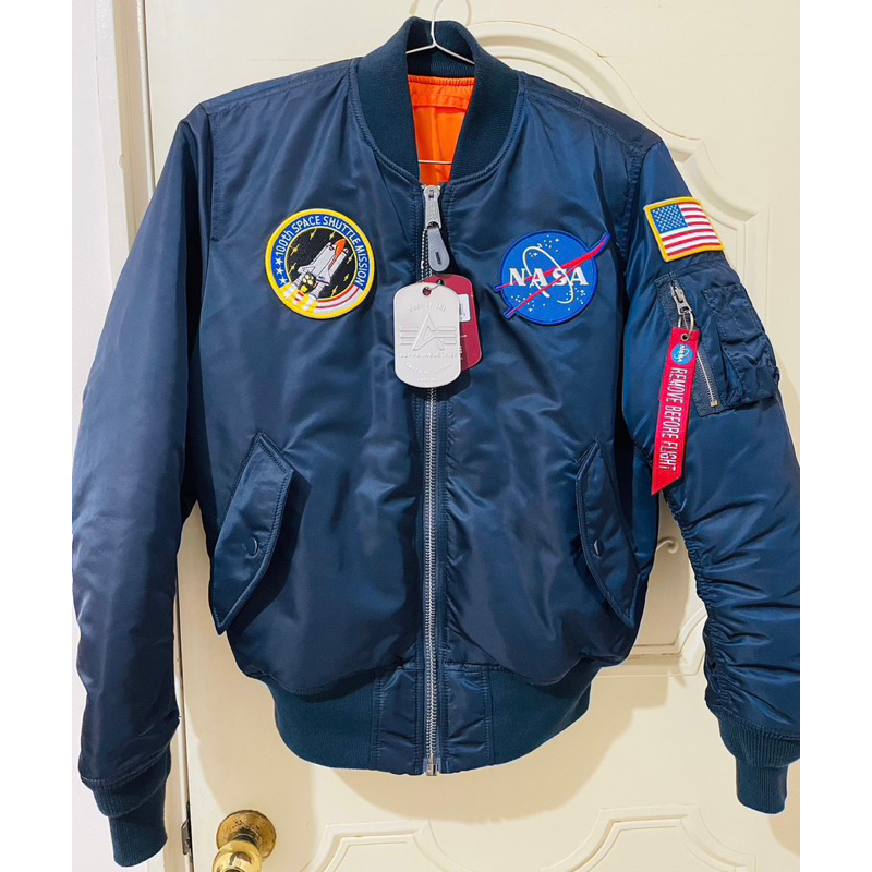 ALPHA INDUSTRIES NASA MA 1 短夾克-正品二手飛行外套 防風衣