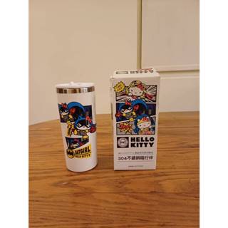 HELLO KITTY X英雄系列首次聯名304不銹鋼隨行杯1入 美式漫畫篇 BATGIRL