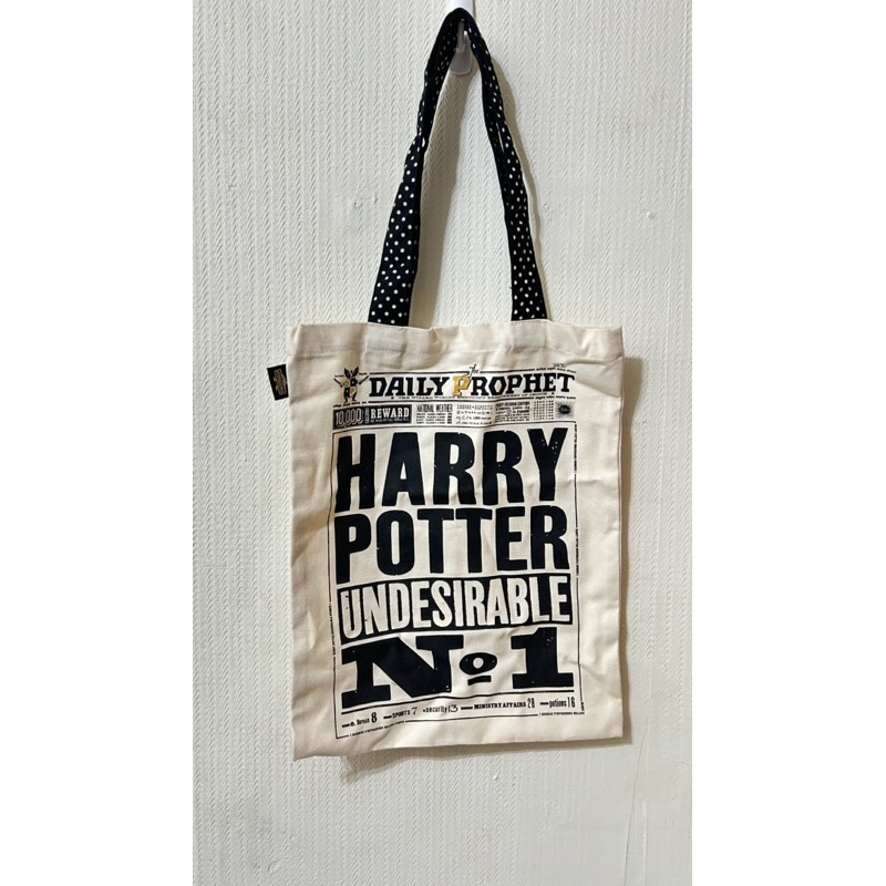 日本東京哈利波特影城 帆布包 帆布袋 周邊商品 Harry Potter bag