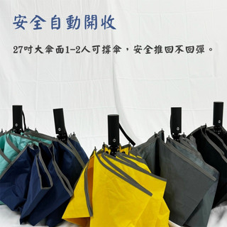 70大傘面自動安全式雨傘超防水300T傘面140公分【現貨 】【自動傘】【RDF】力洋洋傘 Powerocean UV