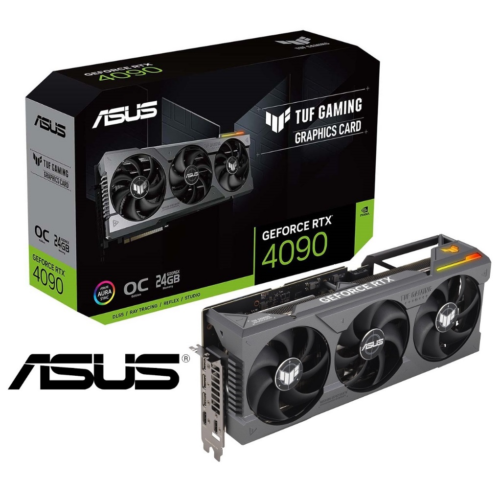 現貨】全新 ASUS 華碩 TUF RTX4090 O24G 顯示卡 電競3風扇 8K 光追 超頻【公司貨 三年保