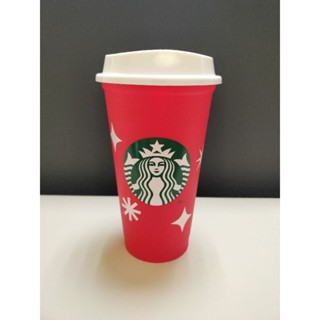 全新 STARBUCKS 星巴克 22耶誕紅kermit咖啡隨行杯