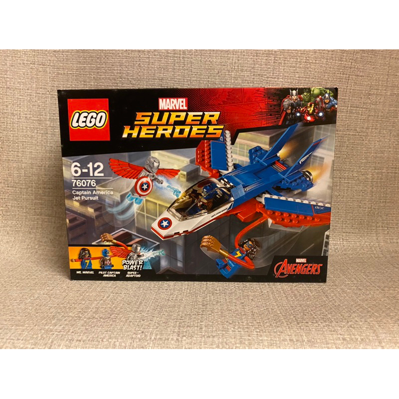【LETO小舖】LEGO 76076 Captain America Jet Pursuit 全新未拆