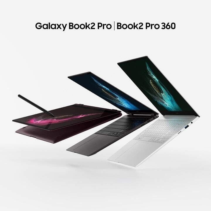 15.6吋2合1筆電+平板: 螢幕可翻轉360度《台北快貨》三星Galaxy Book2 Pro 360