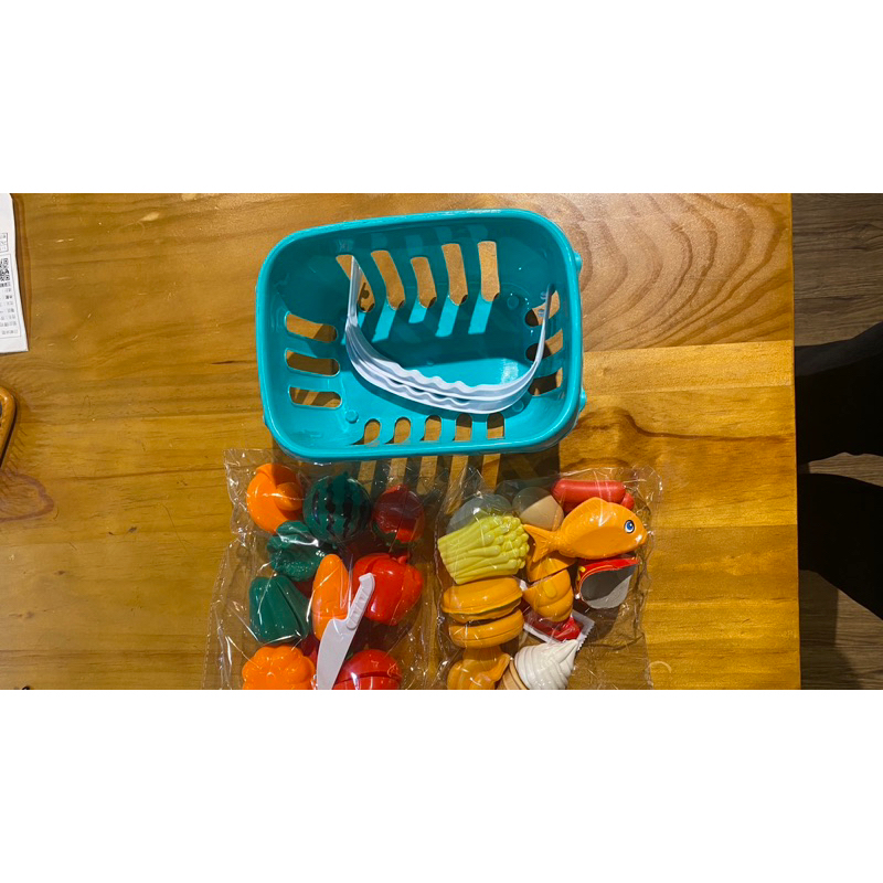 『台灣現貨』家家酒 兒童廚房玩具 切切樂玩具 水果蔬菜切切樂 辦家家酒玩具 切水果 兒童益智玩具