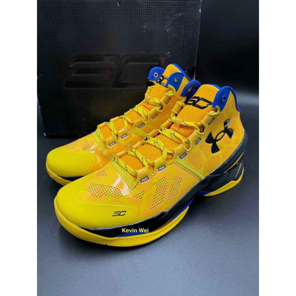 UA Curry 2 Retro Bang Bang 3026281-700 黃黑 籃球鞋 US10.5