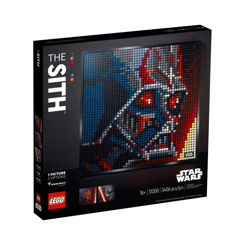 LEGO 31202 ART 系列 Disney's STAR WARS  迪士尼 星際大戰 SITH 黑武士 馬賽克