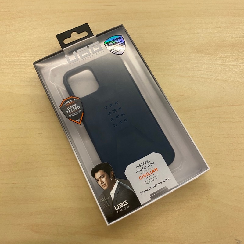 【二手特賣】UAG iPhone 12 / 12 Pro 耐衝擊簡約保護殼(藍）