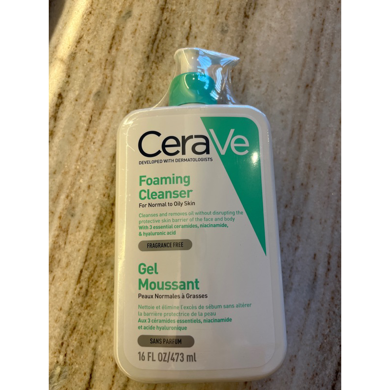 全新 CeraVe 適樂膚 溫和泡沫潔膚露 473ml