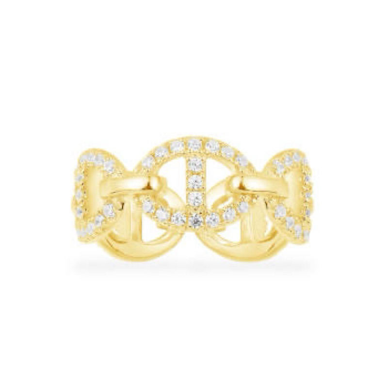 APM Monaco silver ring ox 豬鼻戒指