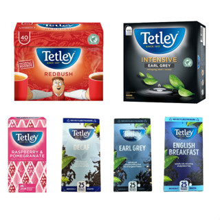 【香茗茶居】Tetley泰特利 南非國寶茶/香草國寶茶/英式伯爵茶/紅石榴莓果茶/英式早餐/低咖啡因紅茶