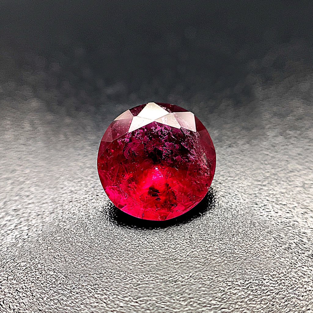 天然紅寶碧璽(Rubellite)裸石1.57ct [基隆克拉多色石]