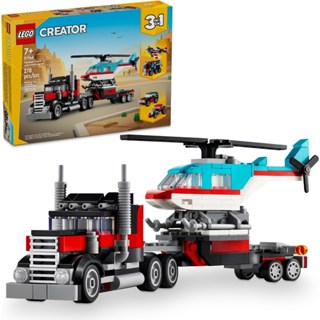 LEGO 樂高 31146 平板卡車和直升機