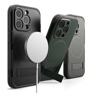 Rearth Apple iPhone 15 Pro (Ringke Alles) 磁吸立架保護殼