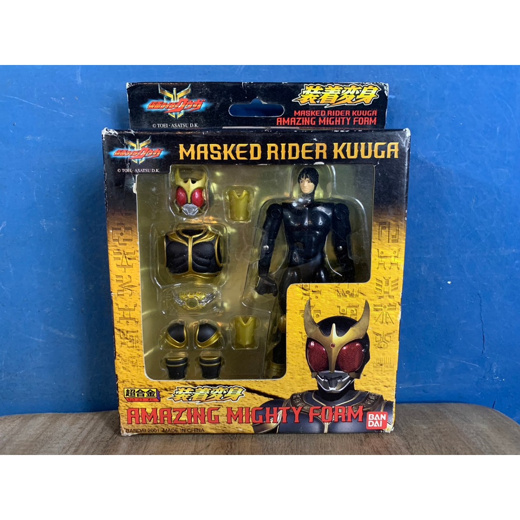 BANDAI 萬代 MASKED RIDER KUUGA 假面騎士 空我 超合金 裝著變身