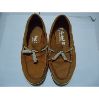 Timberland 棕色麂皮休閒鞋,US6W/UK4/EU37,鞋內長23.2cm,清倉大特價