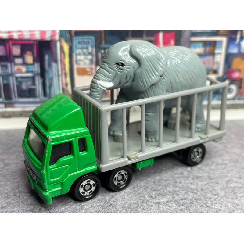 tomica  7 Fuso truck 大象 動物運搬車 搬運車 多美 運搬車 盒組 SET