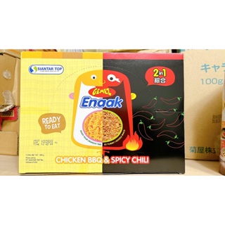 韓國 Enaak 雙口味2in1小雞麵 (30入盒裝) 原味 辣味