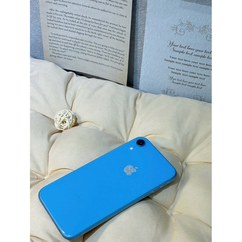 iPhone XR 128G 藍 二手Iphone🌟 98新🌟 保固一個月 現貨‼️