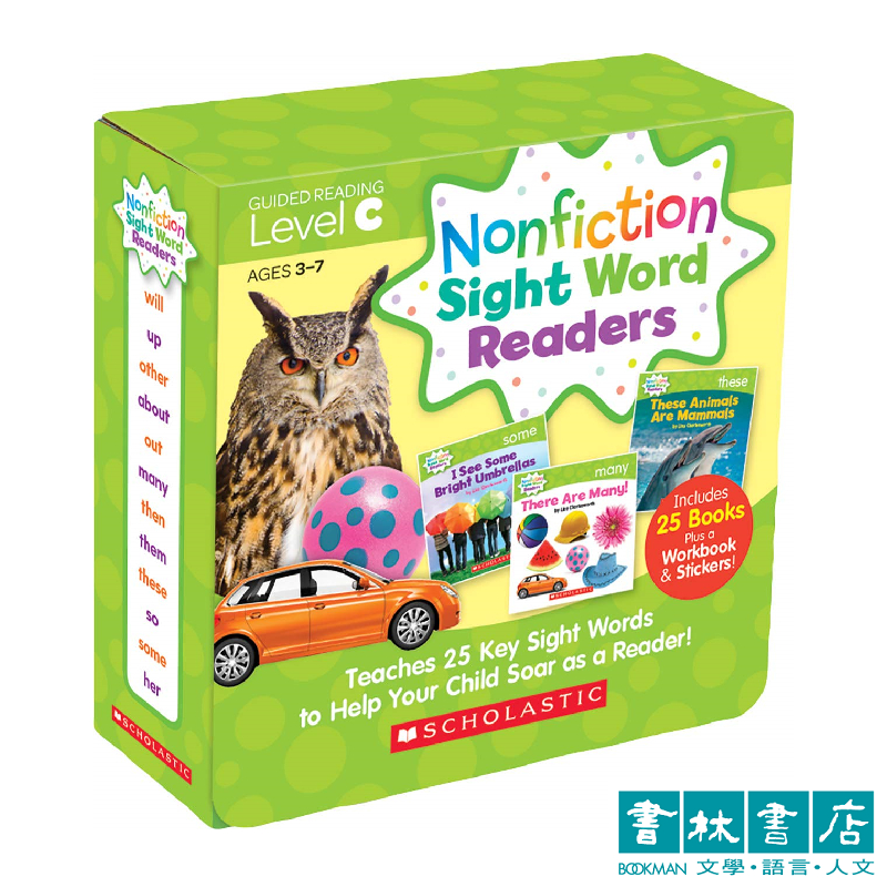 Nonfiction Sight Word Readers: Guided Reading Level C 英語讀本 盒裝書
